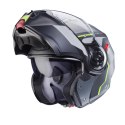 CABERG KASK SZCZĘKOWY FLIP-UP MODEL DUKE EVO MOVE KOLOR SZARY MAT/CZARNY/ŻÓŁTY FLUO ROZMIAR S (PINLOCK W ZESTAWIE)