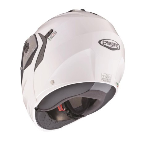 CABERG KASK SZCZĘKOWY FLIP-UP MODEL DUKE X KOLOR BIAŁY POŁYSK ROZMIAR XS (PINLOCK W ZESTAWIE)