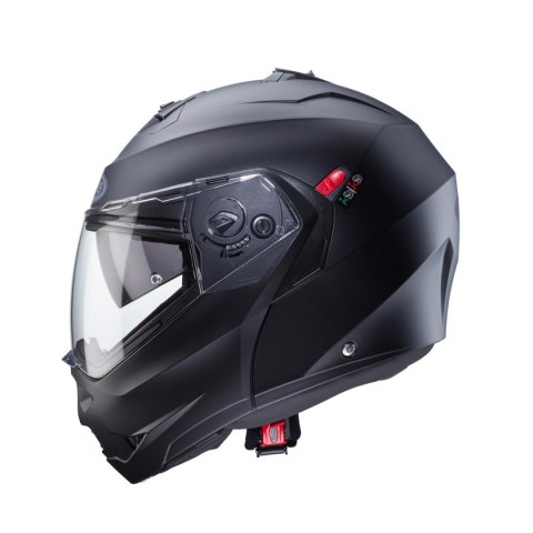 CABERG KASK SZCZĘKOWY FLIP-UP MODEL DUKE X KOLOR CZARNY MAT ROZMIAR S (PINLOCK W ZESTAWIE)