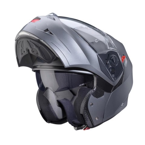 CABERG KASK SZCZĘKOWY FLIP-UP MODEL DUKE X KOLOR SZARY MAT ROZMIAR M (PINLOCK W ZESTAWIE)