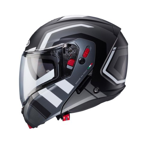 CABERG KASK SZCZĘKOWY FLIP-UP MODEL HORUS X ROAD KOLOR CZARNY MAT/SZARY/BIAŁY ROZMIAR XL (PINLOCK W ZESTAWIE)
