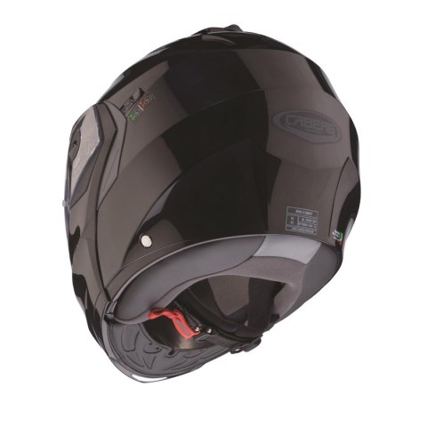 CABERG PROMOCJA KASK SZCZĘKOWY FLIP-UP MODEL DUKE X KOLOR CZARNY POŁYSK (SMART - BEZ PINLOCK W ZESTAWIE) ROZMIAR XS