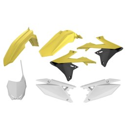POLISPORT KOMPLET PLASTIKÓW SUZUKI RMZ 250 '19-'24; RMZ 450 '18-'24 KOLOR OEM ŻÓŁTY