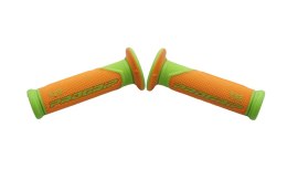 PROGRIP MANETKI PG732 ROAD (22+25MM, DŁ.125MM) KOLOR POMARAŃCZOWY FLUO/ZIELONY FLUO (DWUSKŁADNIKOWE) (732-390)