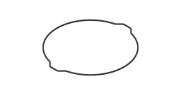 XRADICAL(ARTEIN GASKETS) USZCZELKA POKRYWY SPRZĘGŁA (ZEWNĘTRZNA) O-RING KTM SX 250 '16-'18, EXC 250/300 TPi '17-'23, HUSQVARNA T