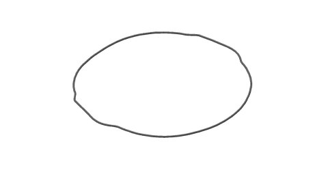 XRADICAL(ARTEIN GASKETS) USZCZELKA POKRYWY SPRZĘGŁA (ZEWNĘTRZNA) O-RING YAMAHA YZF 450 '14-'17, WRF 450 '16-'18