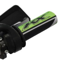 BLACKBIRD NAKŁADKI OCHRONNE NA MANETKI LOGO KAWASAKI F ORAZ H 22 KOLOR ZIELONY CZARNY