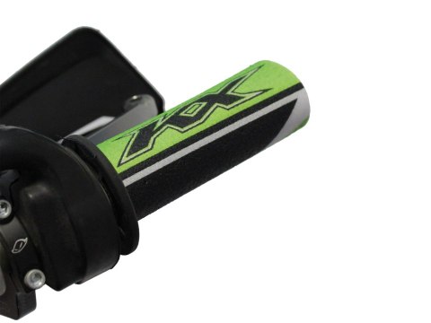 BLACKBIRD NAKŁADKI OCHRONNE NA MANETKI LOGO KAWASAKI F ORAZ H 22 KOLOR ZIELONY CZARNY