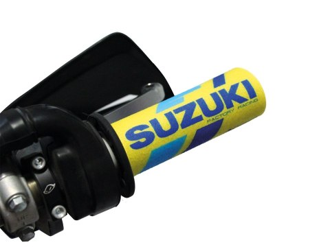 BLACKBIRD NAKŁADKI OCHRONNE NA MANETKI LOGO SUZUKI KSRT RESTYLE 22 KOLOR ŻÓŁTY NIEBIESKI