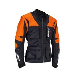 LEATT NOWOŚĆ KURTKA MOTO 5.5 ENDURO JACKET ORANGE KOLOR CZARNY/POMARAŃCZOWY ROZMIAR S