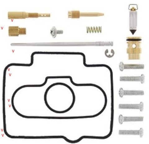 BEARING WORX ZESTAW NAPRAWCZY GAŹNIKA HONDA CR 125R '01, (26-1184)