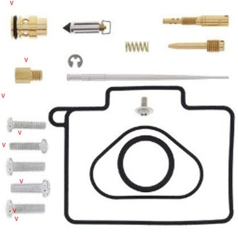 BEARING WORX ZESTAW NAPRAWCZY GAŹNIKA HONDA CR 125R '03, (26-1182)