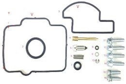 BEARING WORX ZESTAW NAPRAWCZY GAŹNIKA HUSABERG TE 250/300 '11-'14, HUSQVARNA TC 125/250, TE 125/250/300 '14-'17, KTM EXC 250/300