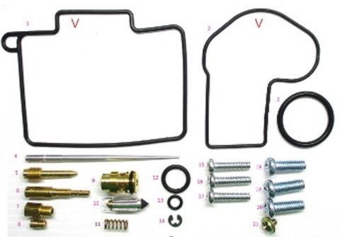 BEARING WORX ZESTAW NAPRAWCZY GAŹNIKA SUZUKI RM 125 '07-'08 (26-1122)