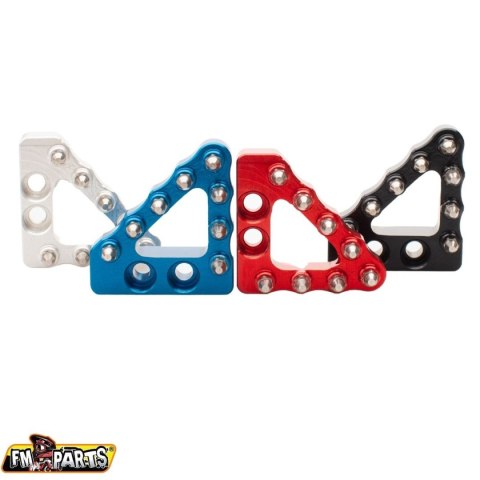 FM-PARTS STOPKA DŹWIGNI HAMULCA TYLNEGO (SZEROKA) SHERCO SE/SEF '13-'24 KOLOR CZARNY