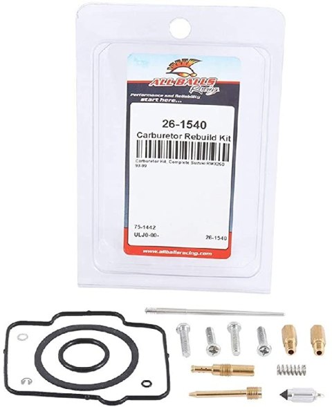 ALL BALLS ZESTAW NAPRAWCZY GAŹNIKA SUZUKI RMX 250 '93-'99