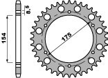 PBR ZĘBATKA TYLNA 258 44 C45 HONDA CB 1000 R (08-15) (SC60) (JTR1340.44) (ŁAŃC. 530)