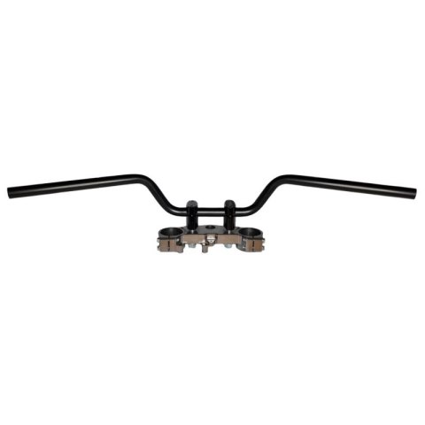 BIKETEC KIEROWNICA STALOWA SUZUKI DL 1000 (2002-2012) KOLOR CZARNY (WZÓR OEM: 56111-06G00),(2306030000)