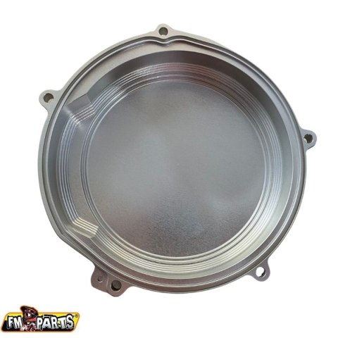 FM-PARTS POKRYWA SPRZEGŁA (DEKIEL) WZMACNIANA CNC 6082 ALUMINIUM BETA RR 250/300 '20-'23; X-TRAINER 250/300 '20-'23 KOLOR SREBRN