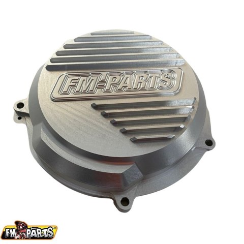 FM-PARTS POKRYWA SPRZEGŁA (DEKIEL) WZMACNIANA CNC 6082 ALUMINIUM BETA RR 250/300 '20-'23; X-TRAINER 250/300 '20-'23 KOLOR SREBRN