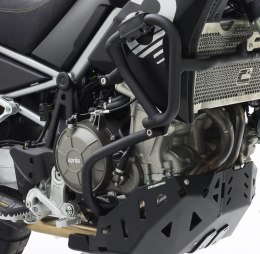 CROSSPRO GMOLE ALUMINIOWE OSŁONY SILNIKA I CHŁODNIC APRILIA TUAREG 660 '23- KOLOR CZARNY MAT (PASUJE DO ORYGINALNEJ PŁYTY)