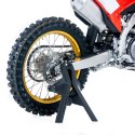 POLISPORT BLOKADA TRANSPORTOWA AMORTYZATORÓW / PODSTAWA BOCZNA MOTOCYKLA KOLOR CZARNY