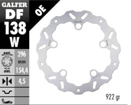 GALFER TARCZA HAMULCOWA PRZÓD HONDA CB 125R '18-; CB 250R '18-; CB 300R '18; CB 500F/X '22-; CBR 500R '22-; CB 750 HORNET '22- (