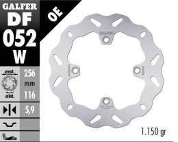 GALFER TARCZA HAMULCOWA TYŁ HONDA CRF 1000L AFRICA TWIN '15-'23 (WAVE FIXED) (310X62X3MM)