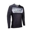 LEATT NOWOŚĆ KOSZULKA MOTO 5.5 ULTRAWELD JERSEY GRAPHITE KOLOR GRAFITOWY/BIAŁY ROZMIAR M