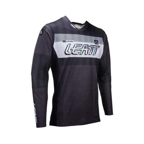 LEATT NOWOŚĆ KOSZULKA MOTO 5.5 ULTRAWELD JERSEY GRAPHITE KOLOR GRAFITOWY/BIAŁY ROZMIAR M