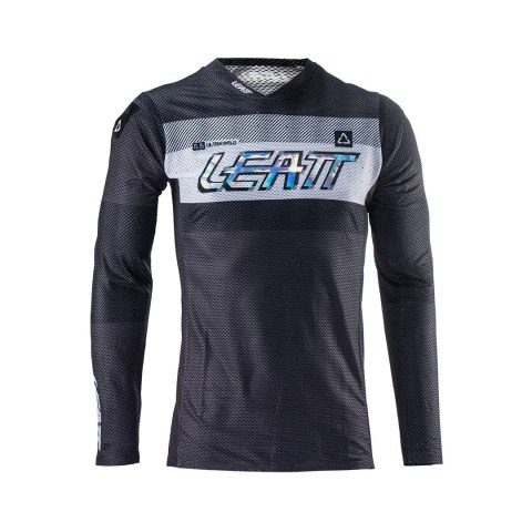 LEATT NOWOŚĆ KOSZULKA MOTO 5.5 ULTRAWELD JERSEY GRAPHITE KOLOR GRAFITOWY/BIAŁY ROZMIAR S