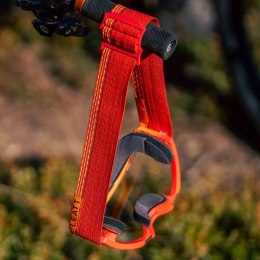 LEATT NOWOŚĆ GOGLE ROWEROWE VELOCITY 4.0 GOGGLE X-FLOW MTB IRIZ RED 26% KOLOR CZERWONY/POMARAŃCZOWY SZYBKA MULTICOLOR LUSTRO