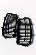 FM-PARTS OSŁONY CHŁODNICY (KRATKI) ALUMINIUM KTM/HUSQVARNA/GAS GAS '24 TBI KOLOR CZARNY