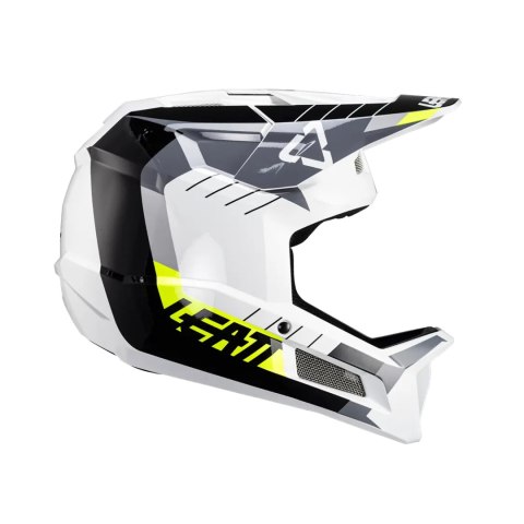 LEATT NOWOŚĆ KASK ROWEROWY MTB GRAVITY 2.0 V24 HELMET WHITE/BLACK KOLOR BIAŁY/CZARNY ROZMIAR XL (61-62 cm)