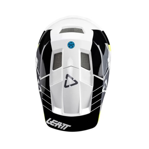LEATT NOWOŚĆ KASK ROWEROWY MTB GRAVITY 2.0 V24 HELMET WHITE/BLACK KOLOR BIAŁY/CZARNY ROZMIAR XL (61-62 cm)