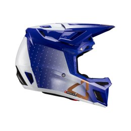 LEATT NOWOŚĆ KASK ROWEROWY MTB GRAVITY 8.0 V24 HELMET ULTRABLUE KOLOR NIEBIESKI/BIAŁY ROZMIAR L (59-60 cm)