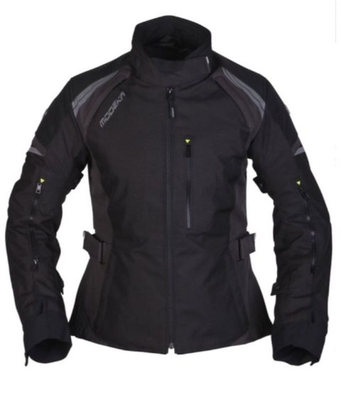 MODEKA PROMOCJA (2022) KURTKA AMBERLY LADY KOLOR KOLOR CZARNY-CIEMNY SZARY ROZMIAR 44