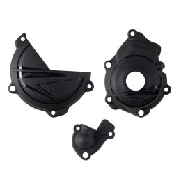 POLISPORT ZESTAW OSŁONA POKRYWY (DEKLA) ALTERNATORA ORAZ OSŁONA POKRYWY SPRZĘGŁA I OSŁONY POMPY WODY KTM SX-F 250/350 '23-'24; X