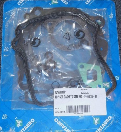 CENTAURO USZCZELKI TOP-END KTM EXCF EXC-F 450 '20-'23 , EXC-F 500 '20-'23 , HUSQVARNA FE 450 '20-'23 , FE 501 '20-'23 (Z USZCZEL