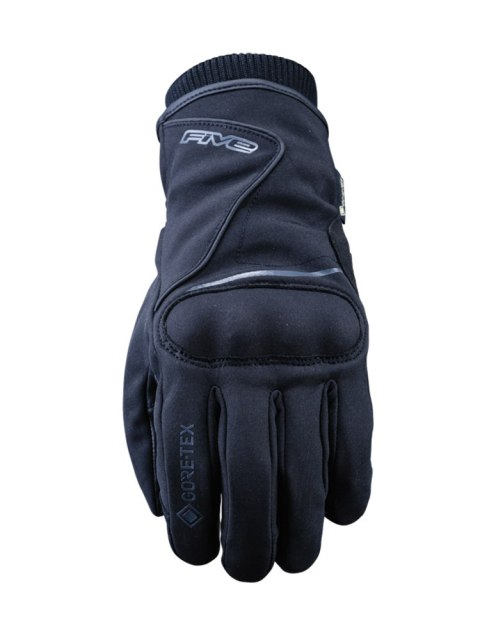 FIVE GLOVES RĘKAWICE SKÓRZANO-TEKSTYLNE STOCKHOLM GTX KOLOR CZARNY ROZMIAR 10 (L)