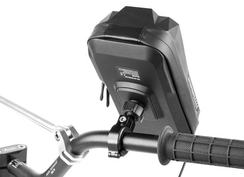 BIKETEC ETUI WODOODPORNE Z UCHWYTEM NA KIEROWNICĘ I LUSTERKO EXTREME® NA TELEFON / SMARTFON / NAWIGACJĘ TYP:185-STRONG