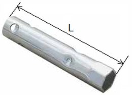 BUZZETTI KLUCZ DO ŚWIEC ZAPŁONOWYCH 18MM X 120MM Z GUMĄ