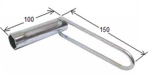 BUZZETTI KLUCZ DO ŚWIEC ZAPŁONOWYCH 21MM X 100MM