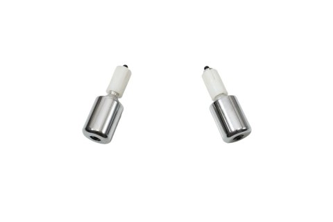 BUZZETTI KOŃCÓWKI/CIĘŻARKI KIEROWNICY ŚREDNICA 17,5MM KOLOR CHROM