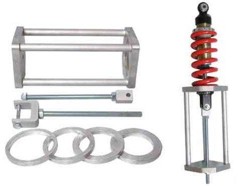 BUZZETTI NARZĘDZIE DO ŚCISKANIA SPRĘŻYN AMORTYZATORÓW Z ADAPTERAMI 60MM / 66MM / 72MM / 75MM