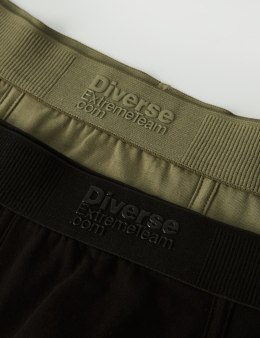 DIVERSE EXTREME TEAM - DAKAR RALLY - BOKSERKI DKR LONGY III (2 SZTUKI) KOLOR KHAKI-CZARNY ROZMIAR L