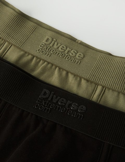 DIVERSE EXTREME TEAM - DAKAR RALLY - BOKSERKI DKR LONGY III (2 SZTUKI) KOLOR KHAKI-CZARNY ROZMIAR M