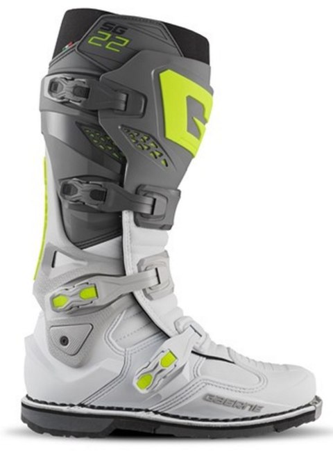 GAERNE BUTY CROSS/ENDURO MODEL SG-22 ANTHRACITE/WHITE/GREY KOLOR SZARY/BIAŁY/ŻÓŁTY ROZMIAR 43