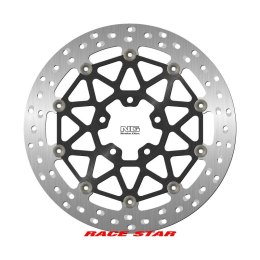 NG TARCZA HAMULCOWA PRZÓD RACE STAR PREMIUM KAWASAKI ZX-10R/RR '17-'22 (330X70X5MM) (5X10,25MM) PŁYWAJĄCA (ŚRODEK ALUMINIOWY, PO