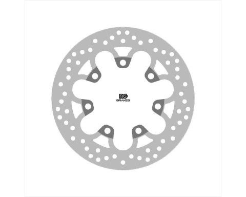NG TARCZA HAMULCOWA TYŁ PIAGGIO BEVERLY 300/400 '21-'23 (240X102X5MM) (7X10,25MM)